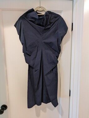 COS Structural Dark Navy Dress, Size EUR 38